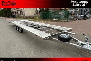 Laweta Gala raz łamana 8,5x2,05m ALU koła 195r13c super lekka DMC 3500