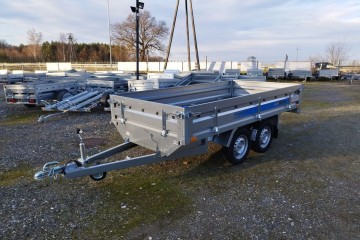 Nowa przyczepa Faro mocna rama koła pod spodem Częstochowa dostawa