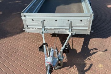 Nowa przyczepa z hamulcem 1,3T 1 oś 300x150x40cm Częstochowa wyprzedaż