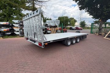 Laweta Martz GT Universal 500/3 podłoga ALU DMC 3,5T 3 osie  koparka w
