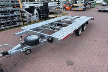 Laweta raz łamana 5x2m koła 195r13c  najazdy alu 2700kg dostawa MOTOM