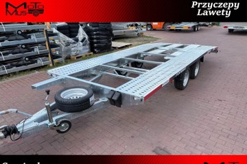 Laweta raz łamana 5x2m koła 195r13c  najazdy alu 2700kg dostawa MOTOM