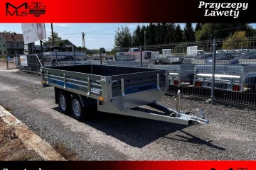 Nowa przyczepa Faro mocna rama koła pod spodem Częstochowa dostawa