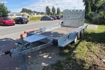 Nowa przyczepa saris 3500kg 400x182 3 osie koparka walec Częstochowa