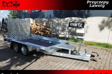 Przyczepa Bau 260 260x150 DMC 2700kg do przewozu koparki minikoparki