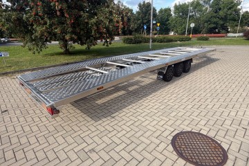 Laweta Gala raz łamana 8,5x2,05m ALU koła 195r13c super lekka DMC 3500