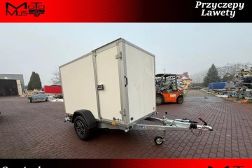 Nowy kontener Saris 256x134x150 1oś 1300kg Częstochowa dostawa pod dom