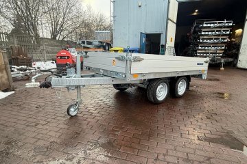 Nowa przyczepa kiper Saris 276x150x30cm 2000kg Częstochowa dostawa