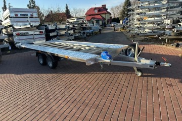 Nowa laweta Balhanger uchylna 4,5x2,1m 2 osie dostawa Częstochowa