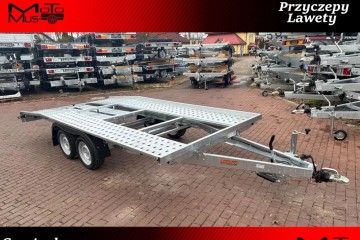 Laweta Neptun 4,2x2,1m DMC 2700 kg raz łamana mocna spawana DOSTAWA