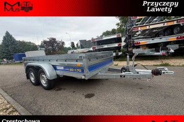 Przyczepa Vesta Cargo 30 300x150 2 osie 1500kg hamowana dwuosiowa DOST