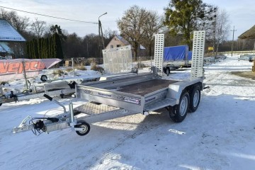 Nowa przyczepa Niewiadow 305x155 2 osie 2700kg minikoparka walec
