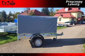 Przyczepa Neptun N7 202ptd ze stelażem i plandeka 80cm DOSTAWA HIT