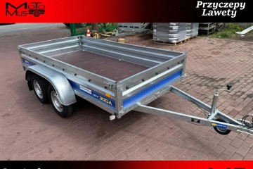 Nowa przyczepa Vesta 300x150x37 2 osie 750kg spawana mocna dostawa