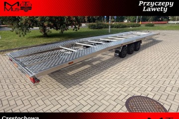 Laweta Gala raz łamana 8,5x2,05m ALU koła 195r13c super lekka DMC 3500