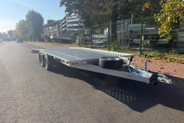 Laweta Gala raz łamana 4.5x2m koła 195r13c wypełniona 2700kg dostawa